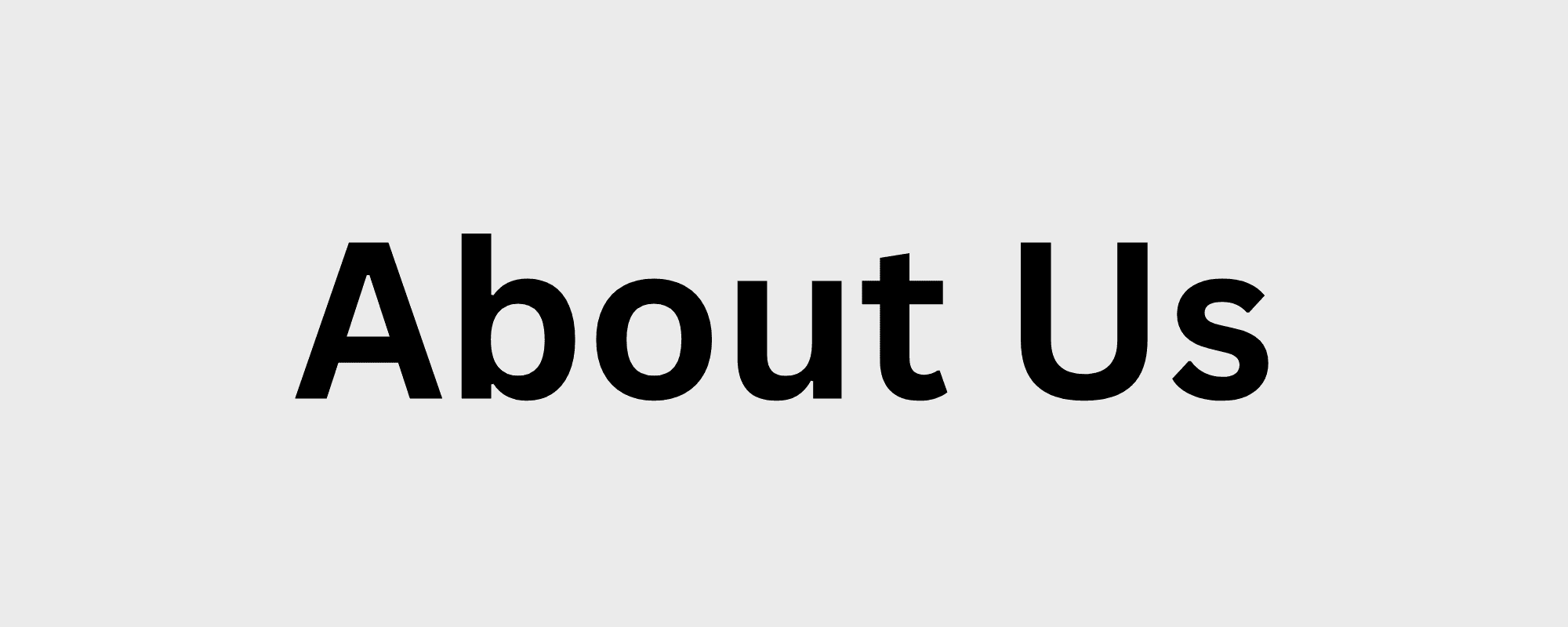 About Us